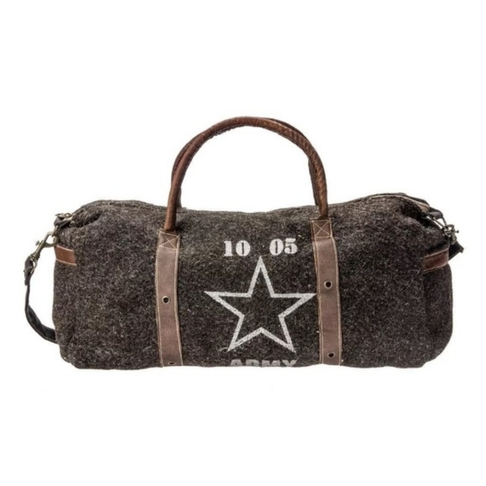 NEW barrel shack army duffle bag "the grant"